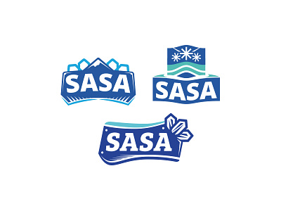 SASA (2nd designs) branding cold design freeze logo mexico snow snowflakes
