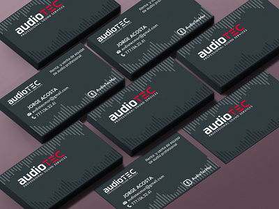Real Stationery audio branding business cards design mexico real stationery
