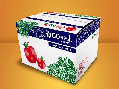 Gofresh Box branding design fresh fruit go logo mexico