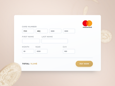 Daily UI Credit Card Checkout
