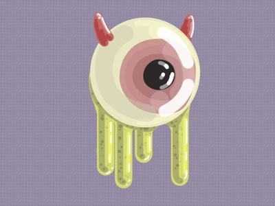 Eyeball art illustration