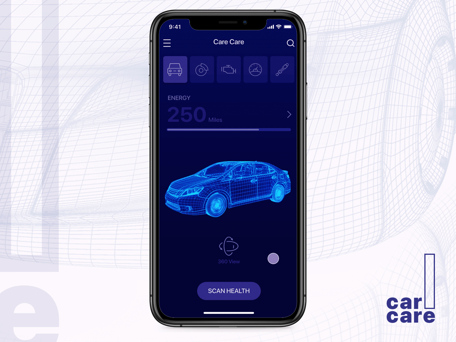 Car Care adobe xd animation automobile blue carcare daily 100 daily 100 challenge daily ui dailyui dailyui034 design jombie interaction design micro interaction sushant sushant kumar rai ui ui ux uiux ux wireframe