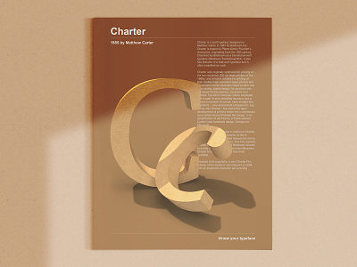 Typography Poster: Charter