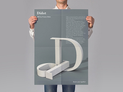 Typography Poster: Didot