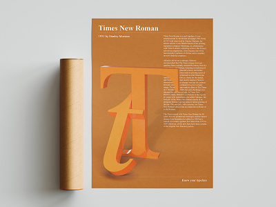 Typeface Poster: Times New Roman 3d poster 3dtext art artwork design design jombie design zombie follow me graphic graphics design illustration knowyourtypeface light and shadow poster art sushant sushant kumar rai times new roman typeface typogaphy typography poster