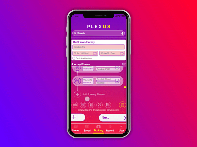 Travel App | Deleting Journey Phases