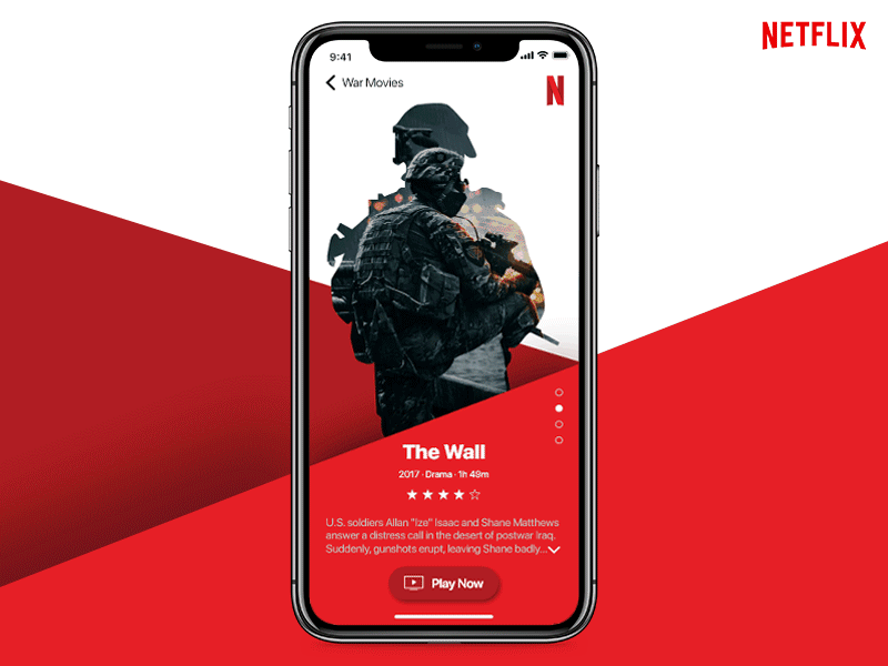 TV App | Netflix adobe xd animation app design daily 100 daily 100 challenge dailyui dailyui 025 design jombie graphics interaction interaction design micro interaction mobile app netflix sushant sushant kumar rai tv app ui uiux ux