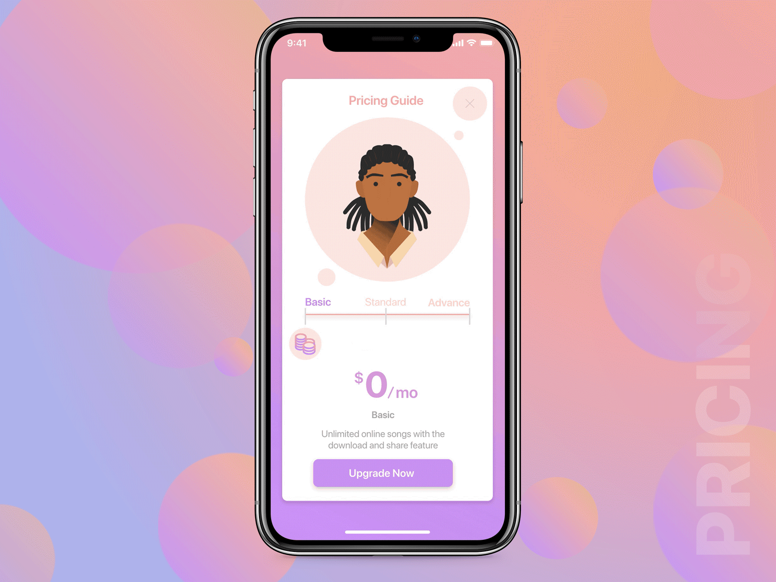 Pricing | Music App adobe xd adobexd animation daily 100 challenge daily ui 030 daily ui challenge design jombie interaction interaction design micro interaction music app pricing pricing page pricing plan pricing plans sushant sushant kumar rai ui uiux ux