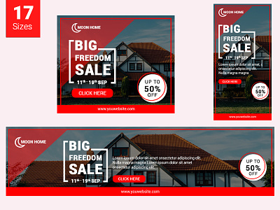 Home Banner Set (Real Estate) ad banners building banner business consultant estate google ad banner google ads home home banner home sale office sale real real estate real estate ad banner realestate realestate banner rent