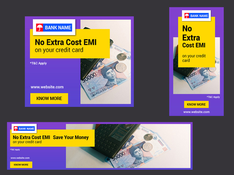 Bank Banner Ads By Pond Design On Dribbble