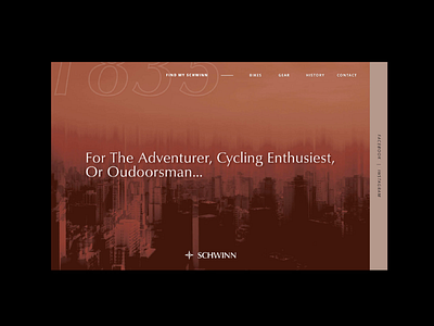 Schwinn Brand Identity | Home Page art direction brand brand mark branding clean color palette design graphic design identity illustration lettering photography rebrand type typography ui ux vector web website