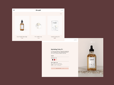 Phloof Skincare | eCommerce Store art direction beauty brand assets brand identity branding clean color palette digital 2d graphic design identity logo moodboard package photography skincare typography ui ux web website