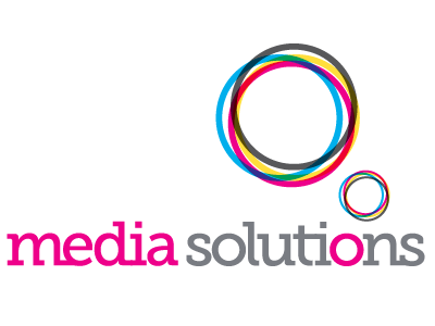 Media Solutions logo color colour logo