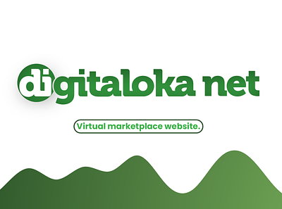 Digitaloka.net Logo for Virtual Marketplace Website branding logo