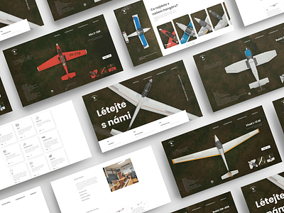 Flying club web design showcase