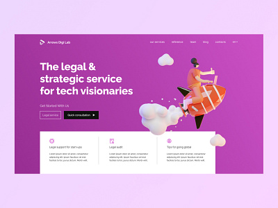 Home page - legal services for startups home page law we webdesign