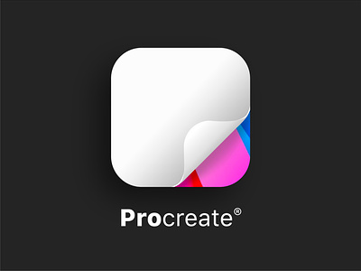 ProCreate Icon Redesign design getcreativewithprocreate icon logo minimal procreate