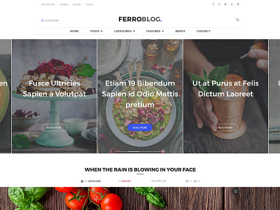 Ferro - Blog Template WIP