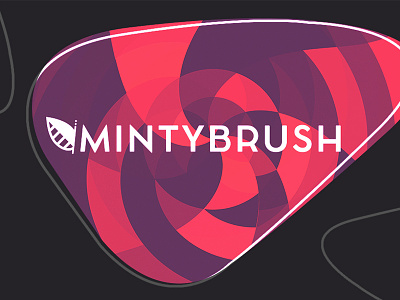 Mintybrush Facebook Page branding cover photo facebook minimal social media