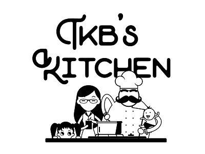 Tkb's Kitchen - Illustration 2 illustration lineart minimal