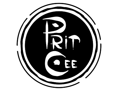 Prit Cee Art artist branding illustration illustrator logo pritceeart