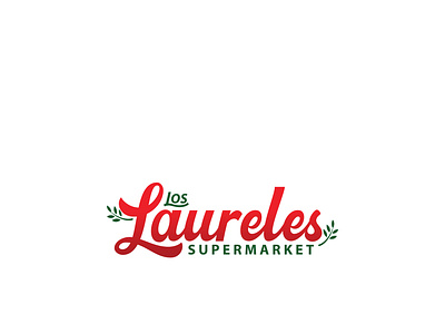 Los Laureles Supermarket Logo Design
