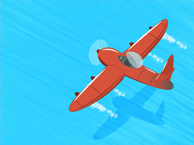 Flight crash flight illustration