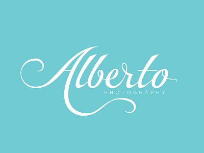Alberto Photography Logo branding design logo