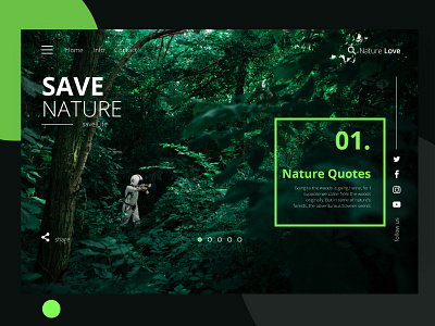 Nature Quotes Landing Page