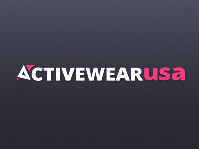 Activewearusa activewear branding logo