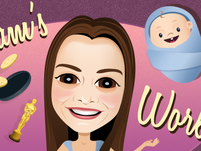 Sunam's World baby character header mascot mother oscar pancakes