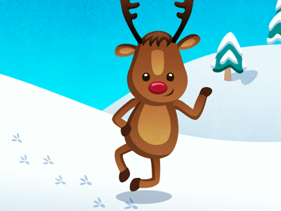 Reindeer game holiday kids mobile game preschool reindeer