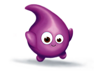 Droppy character game kids game mobile