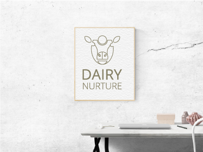 Logo Concept of dairy nurture