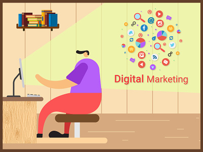 Digital Marketing Illustration