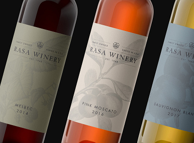 Rasa Winery Branding brand identity branding packaging design rebrand wine