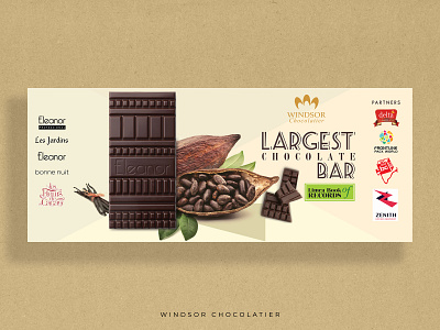Windsor Chocolatier branding designing event branding graphic designer graphics hireme illustration photoshop