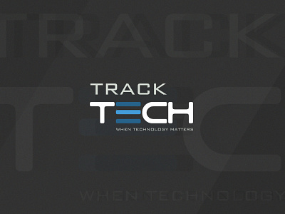 Track Tech - When Technology Matters (GRL) branding concept designing design illustration logo photoshop typography