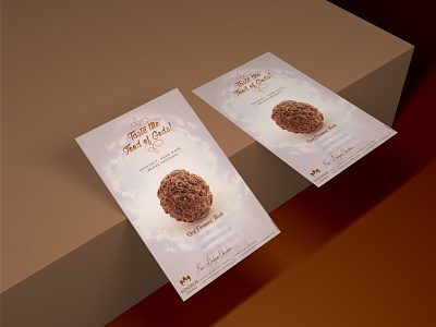 Taste the food of gods - Windsor Chocolatier adobe illustrator advertising branding concept designing design graphic desiging graphic designer photoshop