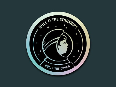 Will & the Starships | Holographic Sticker