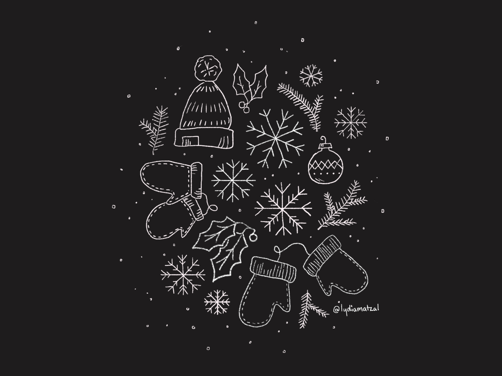Snow black instagram