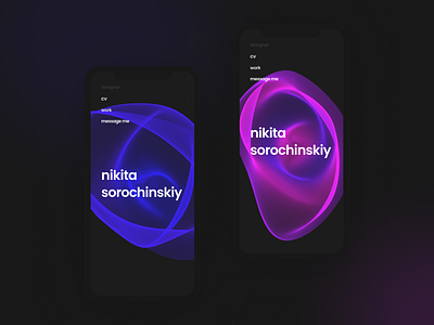 Portfolio page | Mobile