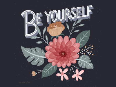 Be yourself by Simon Li on Dribbble