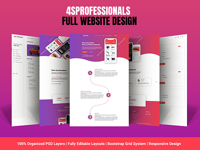 4SProfessionals Full Website Design