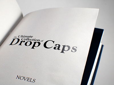 The Ultimate Collection of Drop Caps book design book layout typography