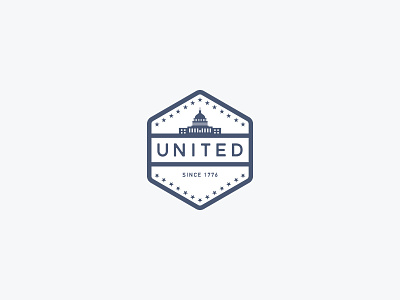 United Badge badge debut emblem logo logo badge logo design logo mark