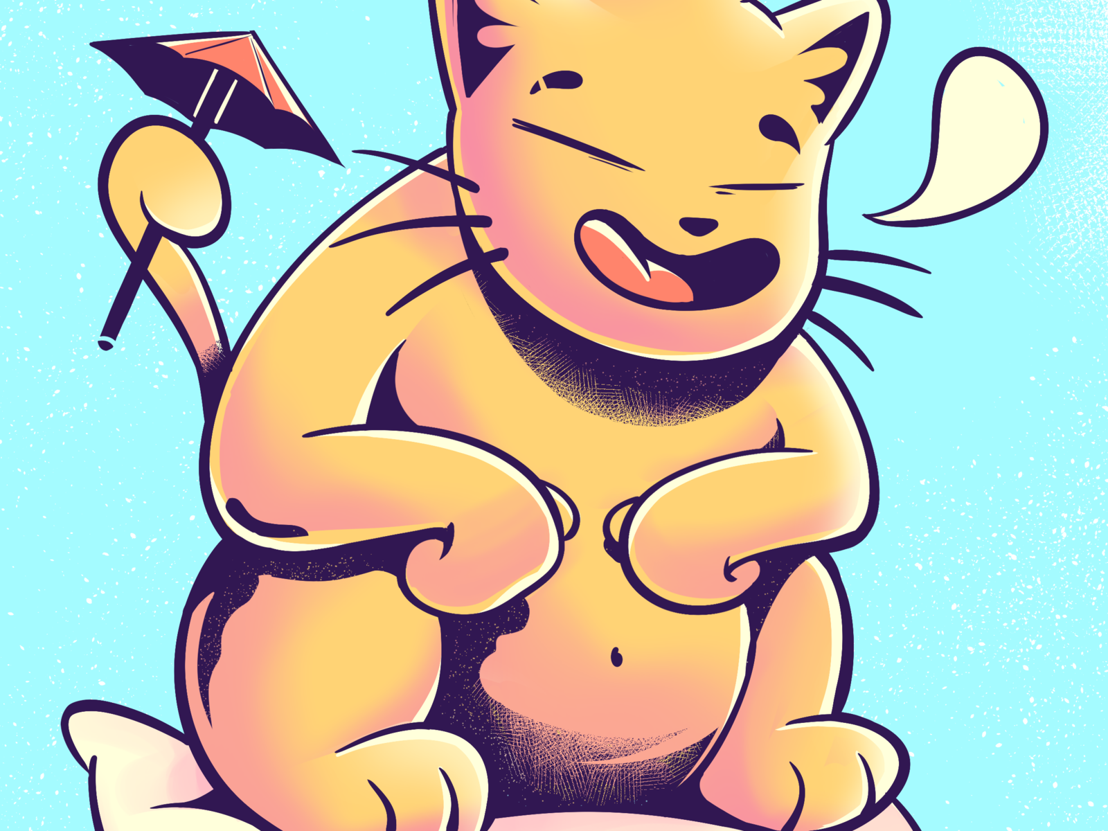 Pillow Cat by Lucas Mussarelli on Dribbble