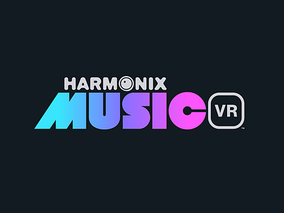 Harmonix Music VR logo typography