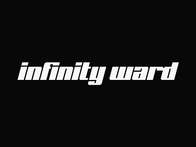 Infinity Ward logo typography