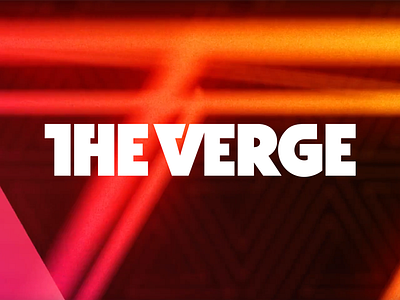 The Verge logo typography